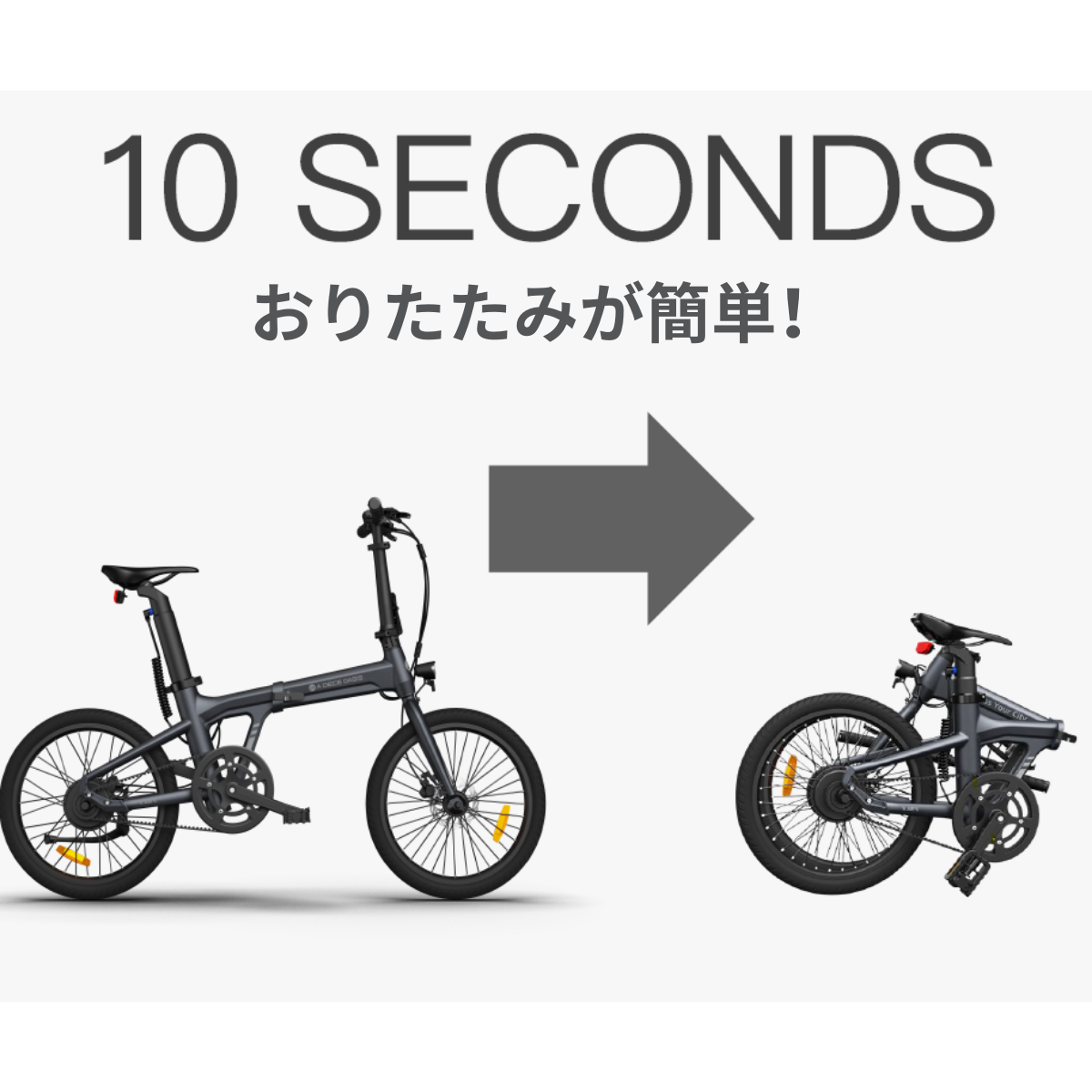 予約販売【5/31迄の特価！店舗受取も大歓迎！】ADO Air20 PRO ★ 自動変速機能搭載 折りたたみ 電動アシスト自転車（試乗可能）【型式認定あり】